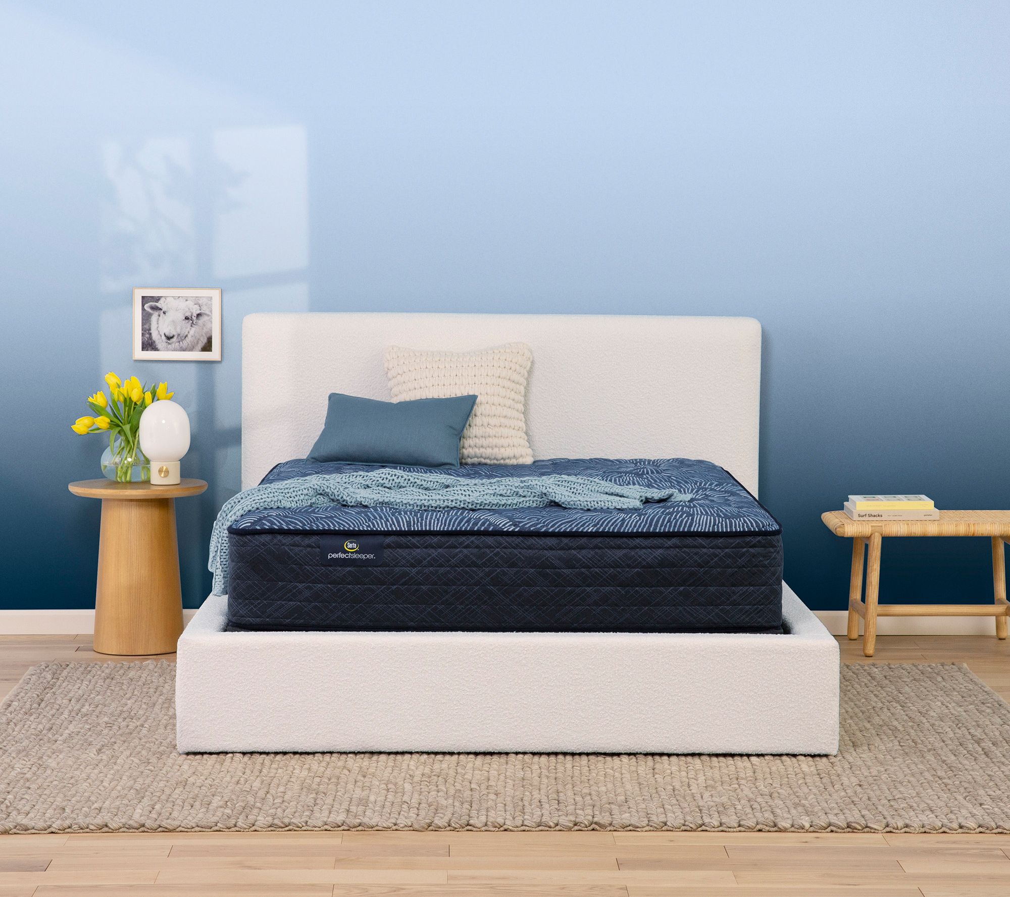 Serta Perfect Sleeper Cobalt Calm 12" Extra Fir m Mattress-TXL