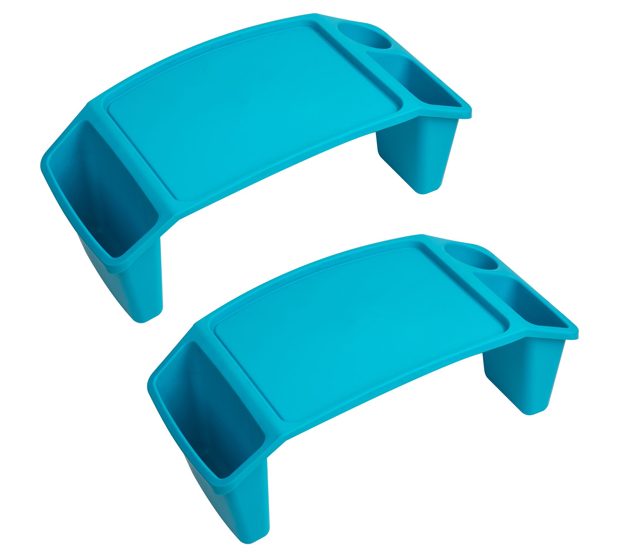 Mind Reader Plastic Kids' Lap Desk Green, 2-Pac k