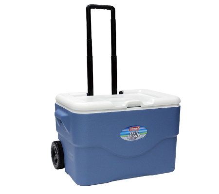 Coleman 50-Qt Wheeled Xtreme 5 Party Stacker Cooler — QVC.com