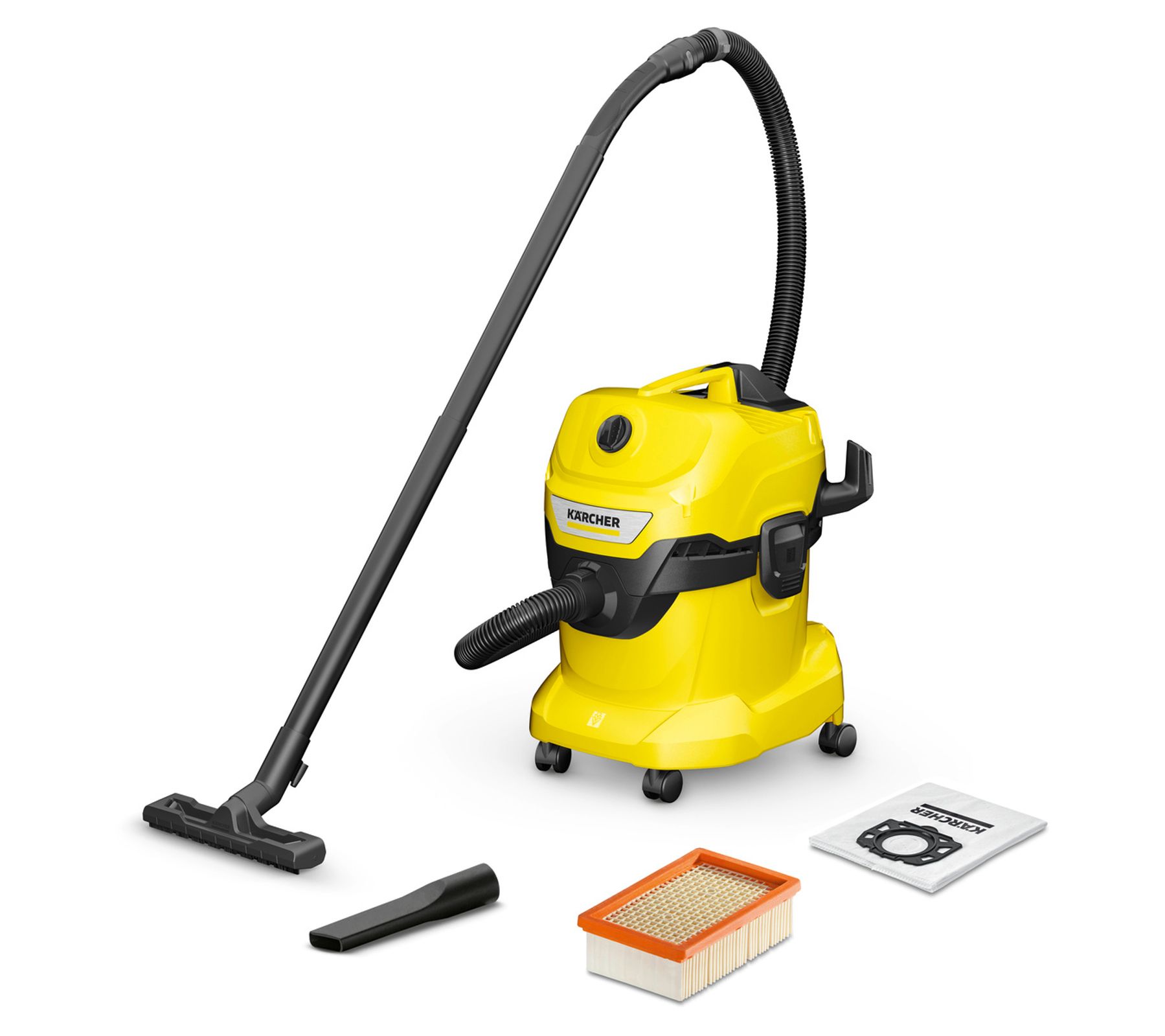 Karcher WD4 Wet-Dry Shop Vacuum with Attachment