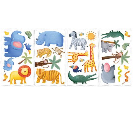 RoomMates Jungle Adventure Peel & Stick Wall De cals