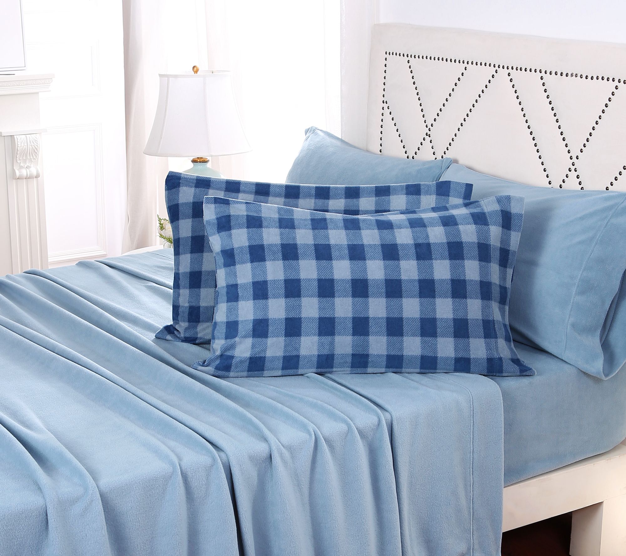 Malden Mills Polarfleece Fl Sheet Set With Extra Printed Pillowcases