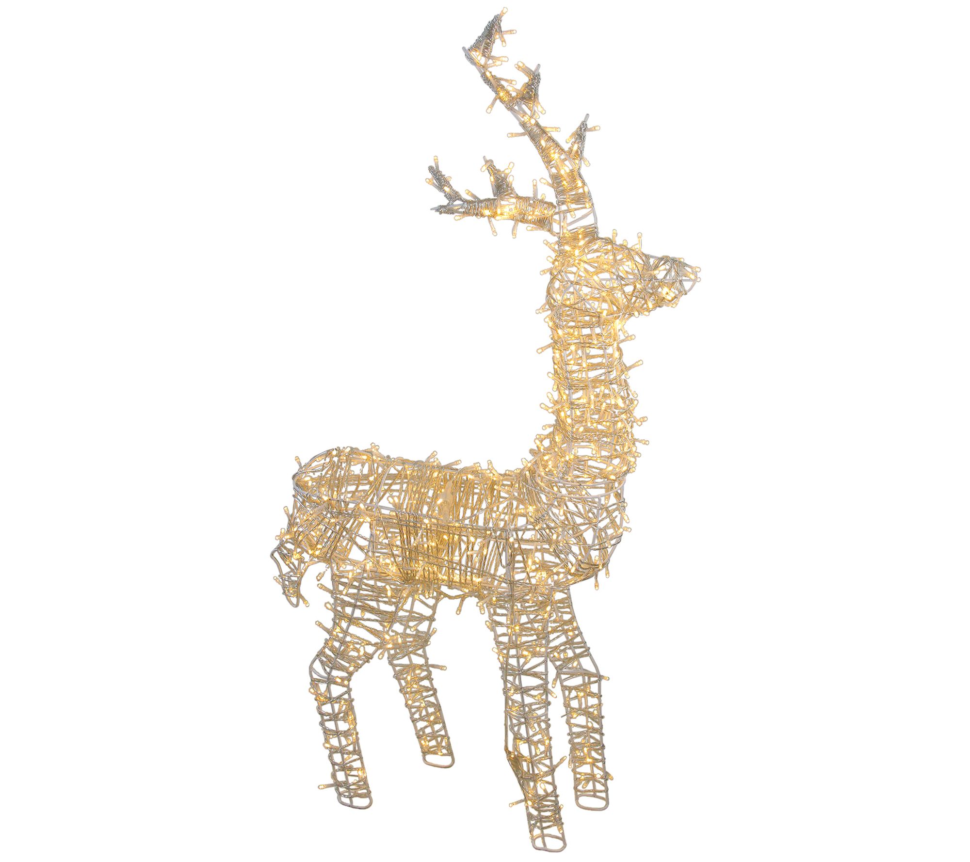 Northlight Led Lighted Reindeer Christmas Decoration Qvc Com