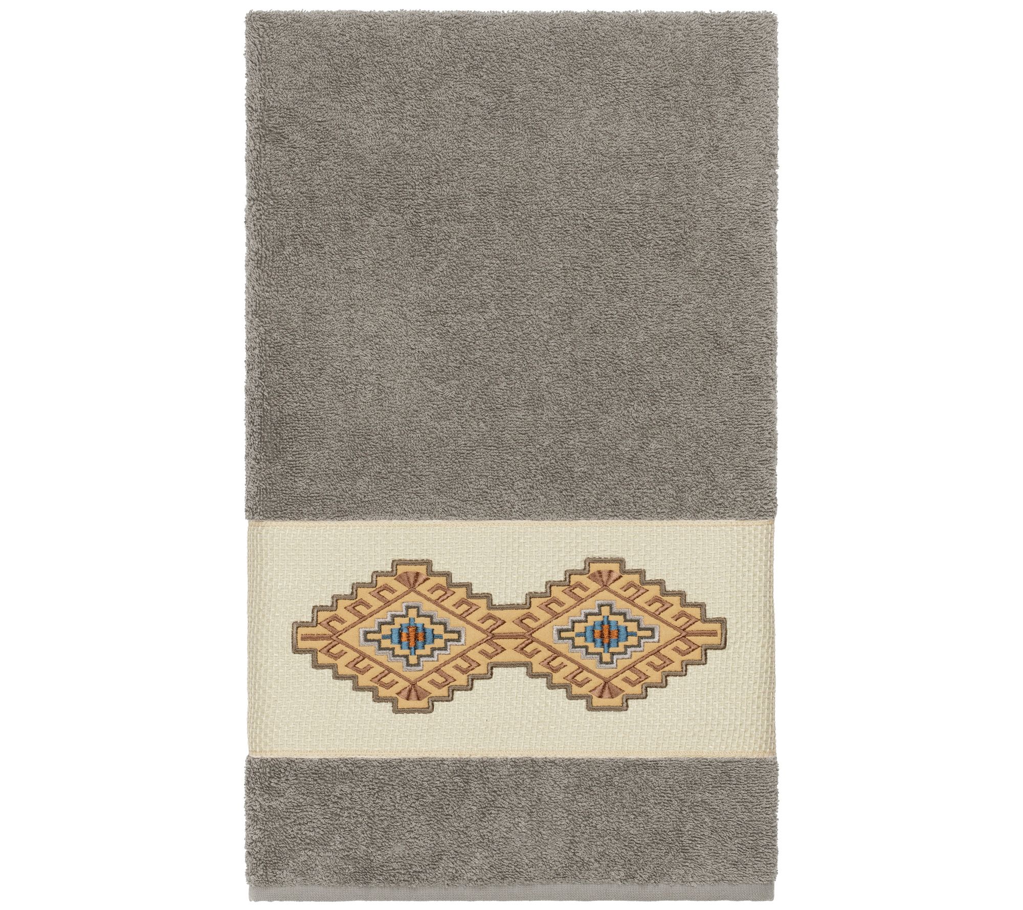 Linum Home Textiles Gianna Embellished Bath Tow el