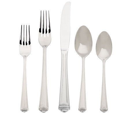 Lenox 18/10 Stainless Steel 89-pc. Service for 12 Flatware Set - QVC.com