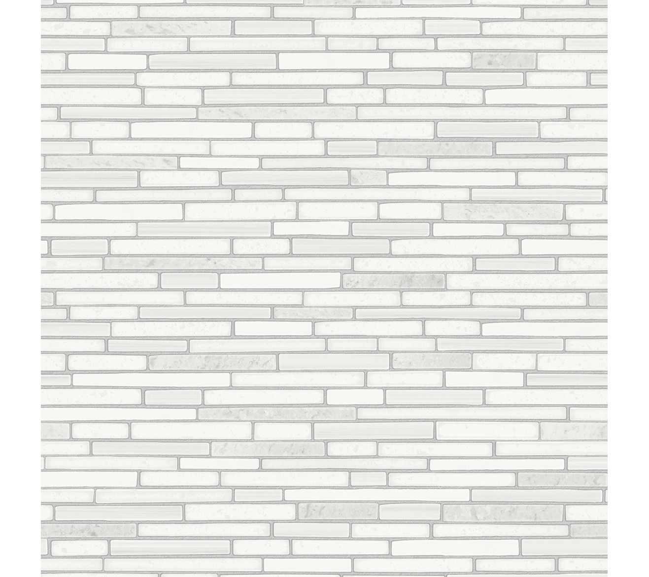 NextWall Faux Mosaic Strip Tile Peel and Stick Wallpaper Roll