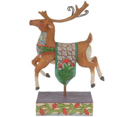 Jim Shore Heartwood Creek Reindeer Figurine — QVC.com