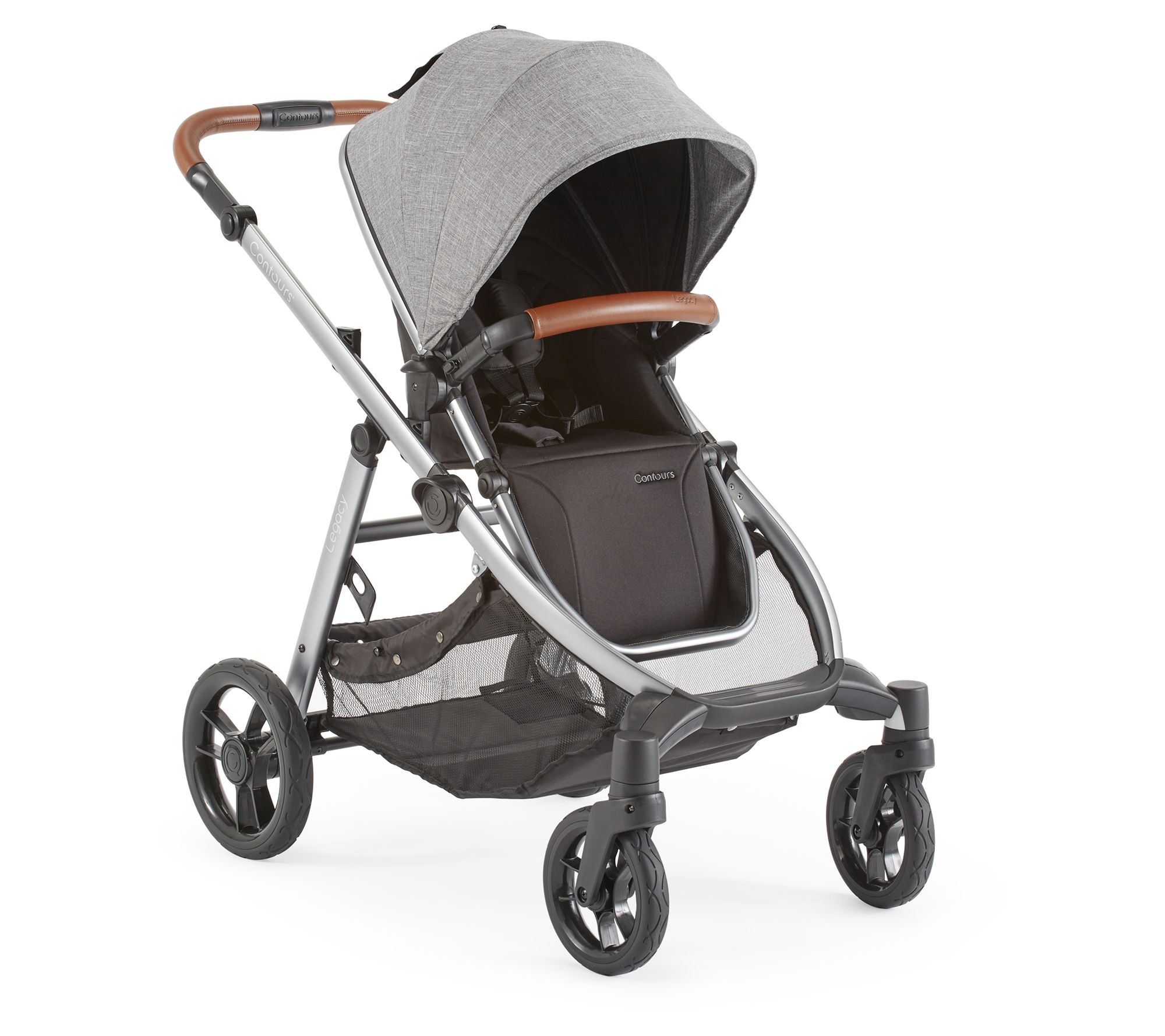 Contours Legacy Single-to-Double Convertible Ba by Stroller