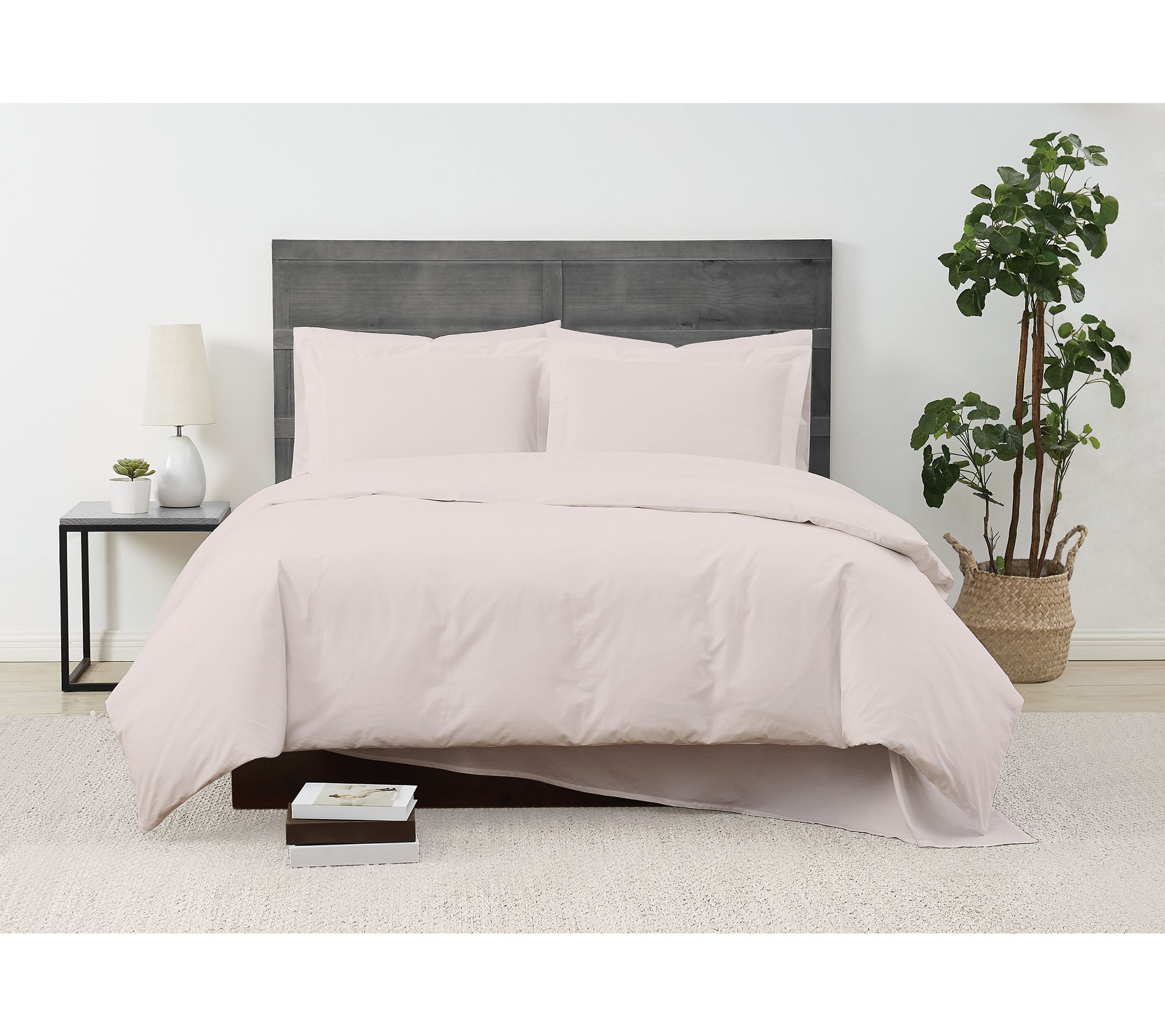 Cannon Solid Percale 2-Piece Twin Duvet Set