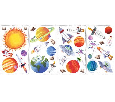RoomMates Outer Space Peel & Stick Wall Decals