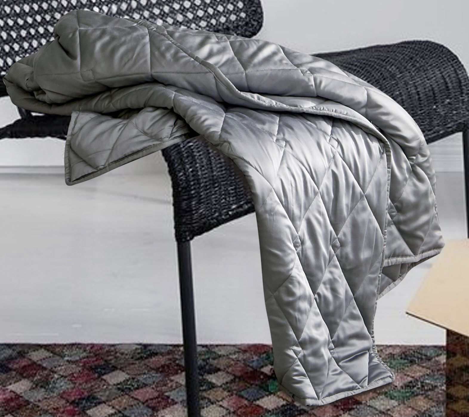 Rejuve 12 lb Bamboo Weighted Throw Blanket