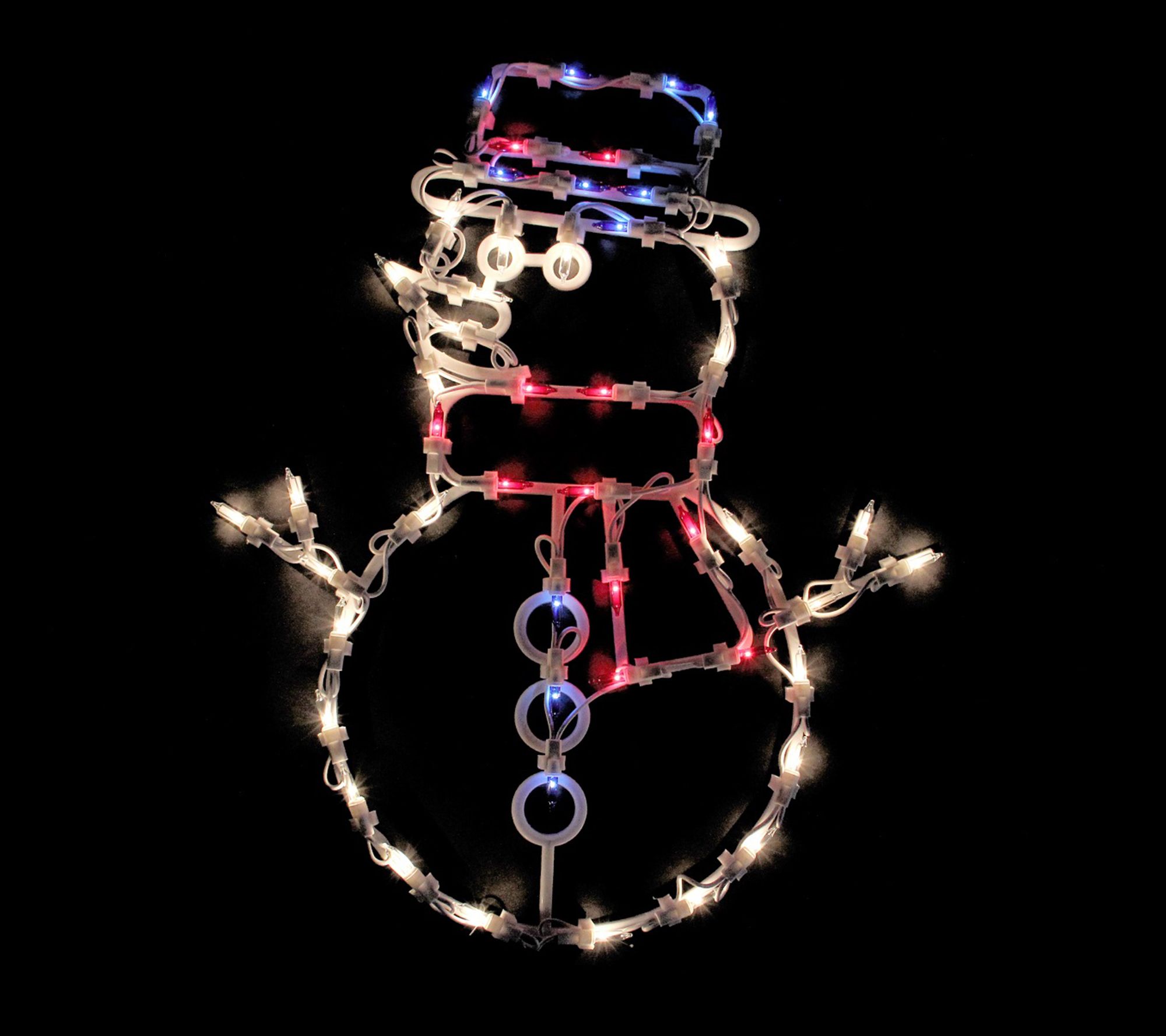 Northlight Lighted Snowman Christmas Window Decoration
