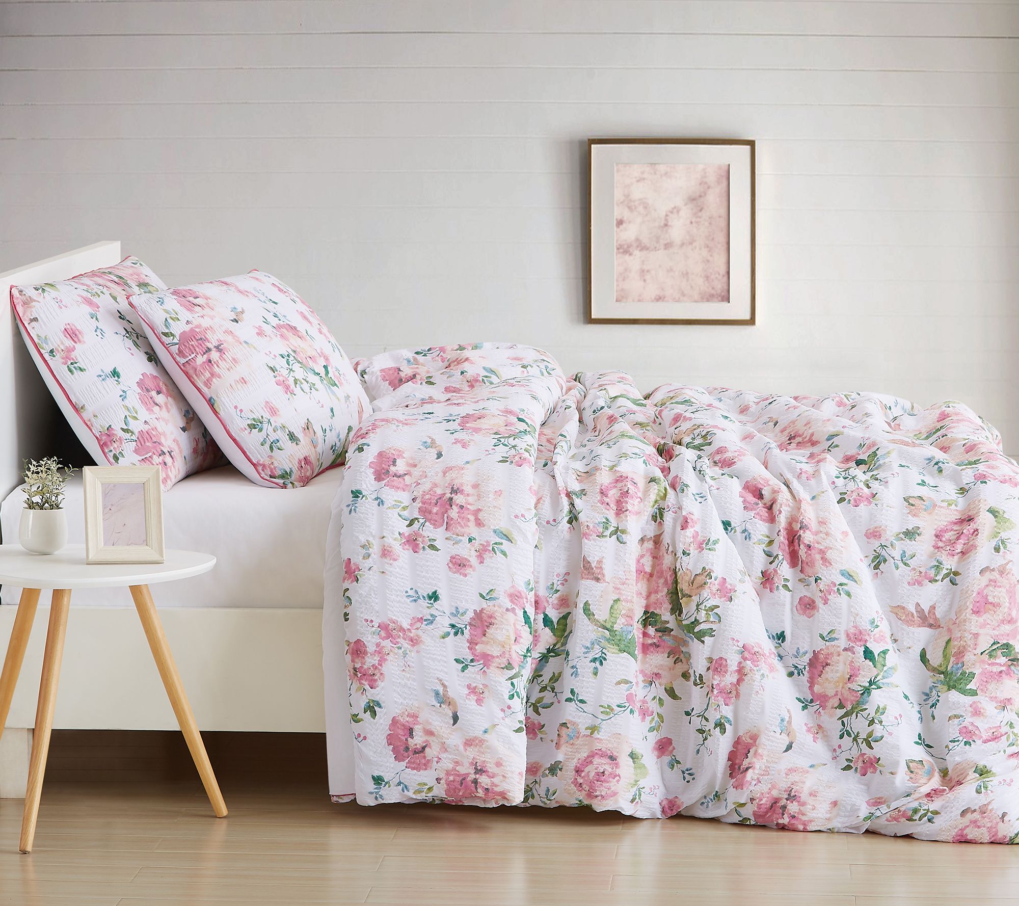 Cottage Classics Blooms Floral 3-Piece Full/Queen Duvet Set