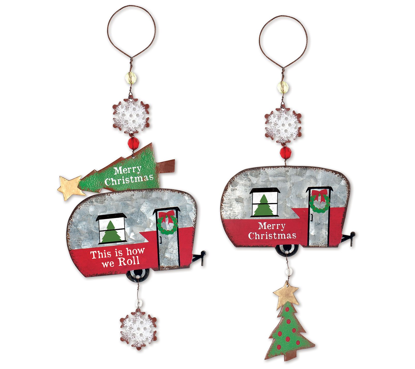 SVD trailer ornaments (set of 2)