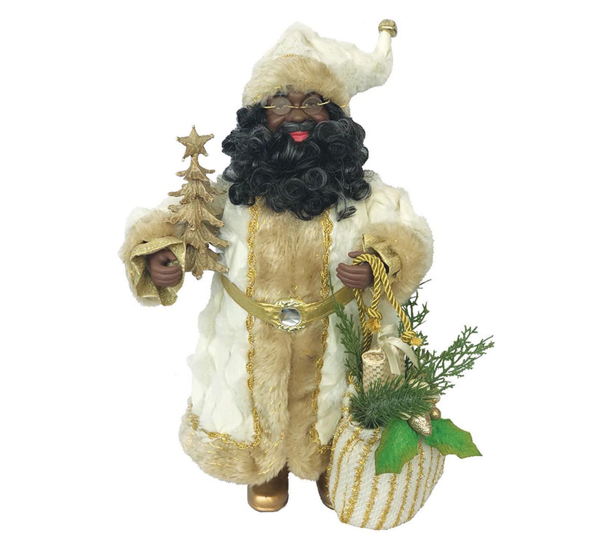 Santa's Workshop 16" Black Splendor Claus