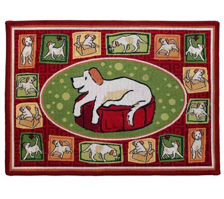 UPC 081675413548 product image for A Dog's Life 19x13 Tapestry Rug | upcitemdb.com