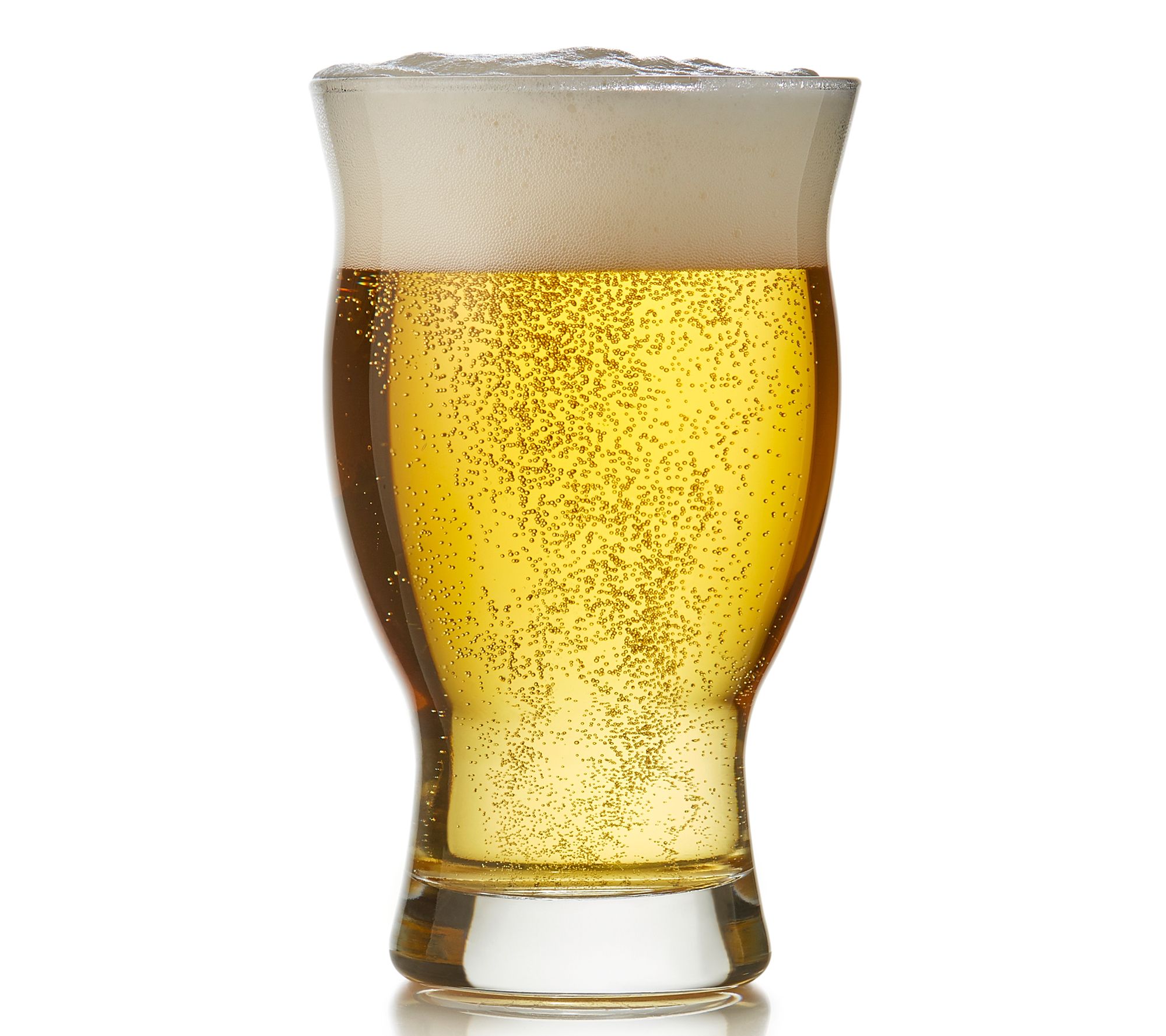 Libbey Craft Brews Nucleated Pint Beer Glasses, Set of 4