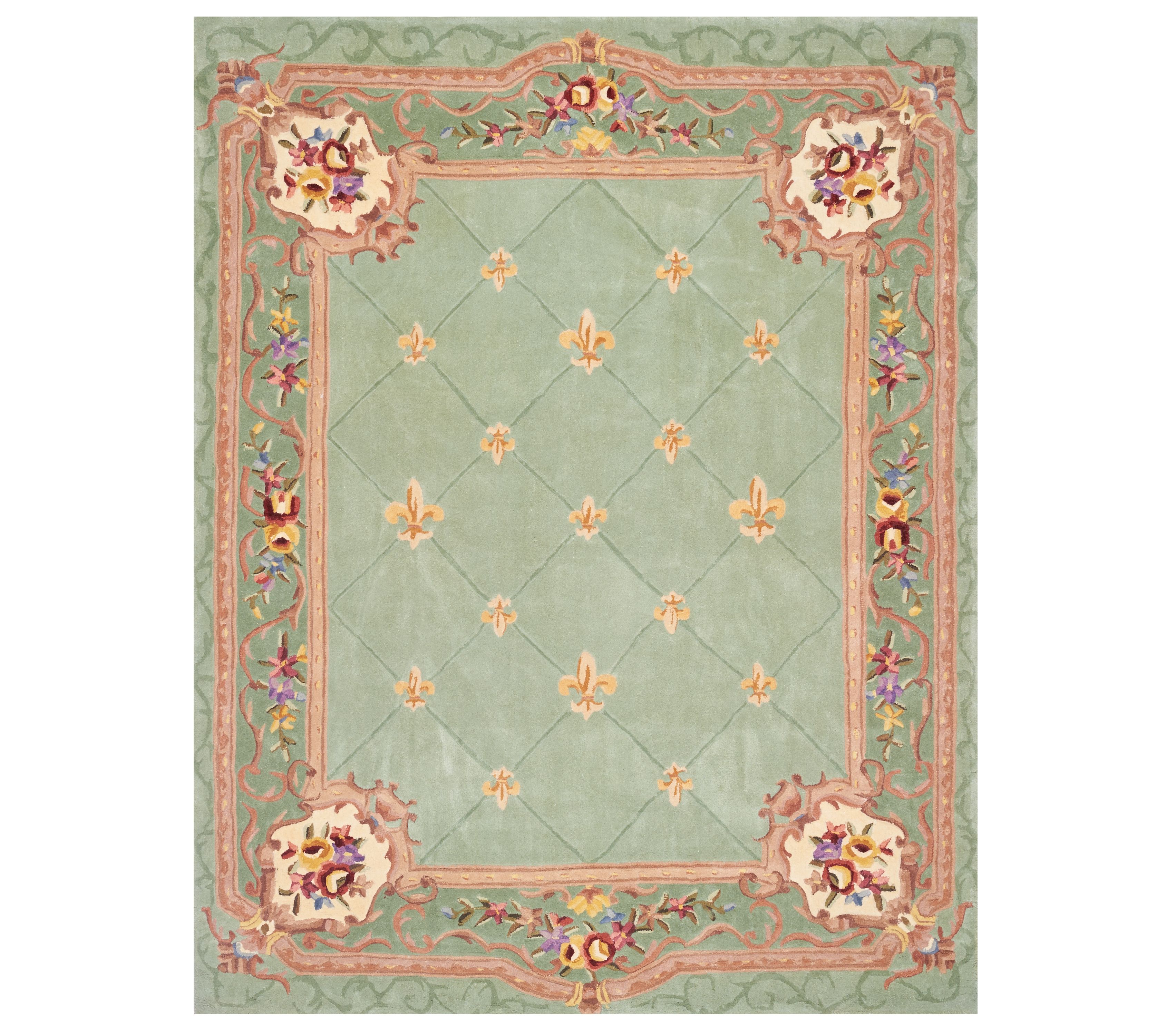 Teppiche 100 Wool Rugs Rose Chinese Aubusson Design Handtufted