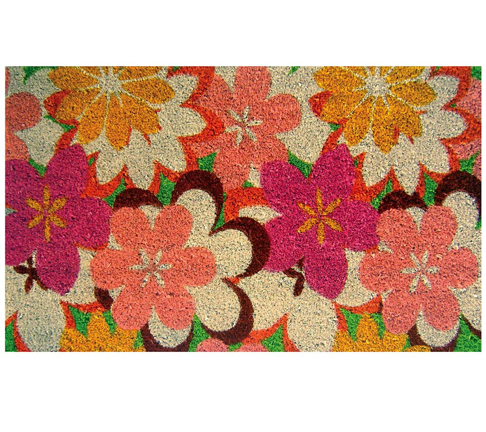 Geo Craft Flower Coir Doormat Page 1 —