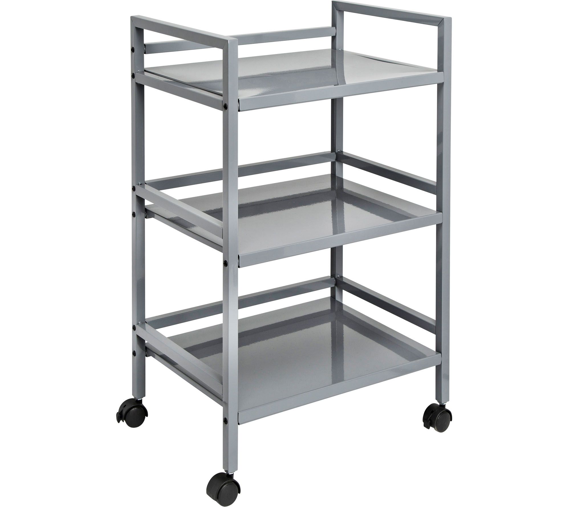 Honey Can Do 3Tier Metal Rolling Cart —