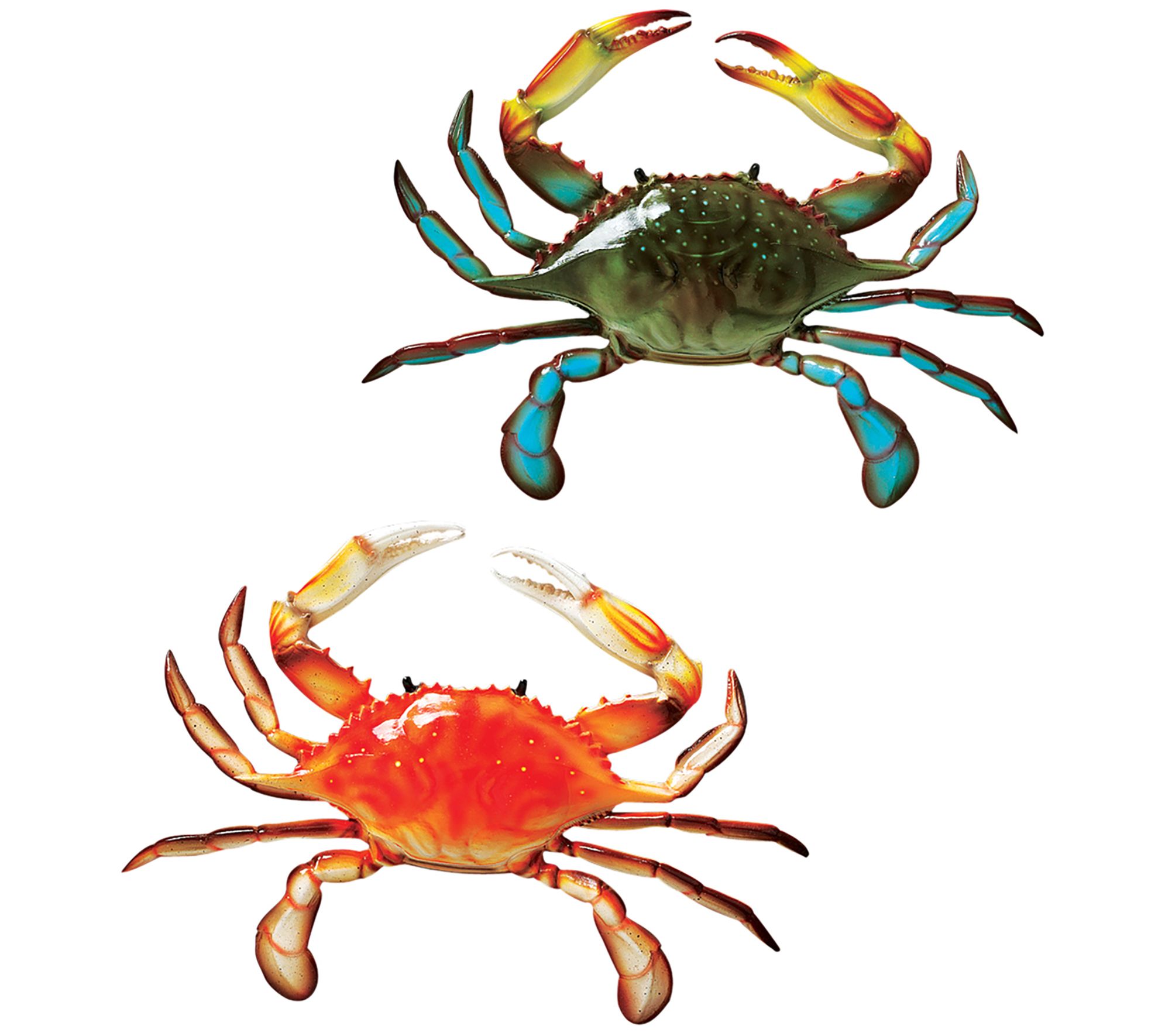 Design Toscano Happy Tropical Crabs Wall Sculptures S/2