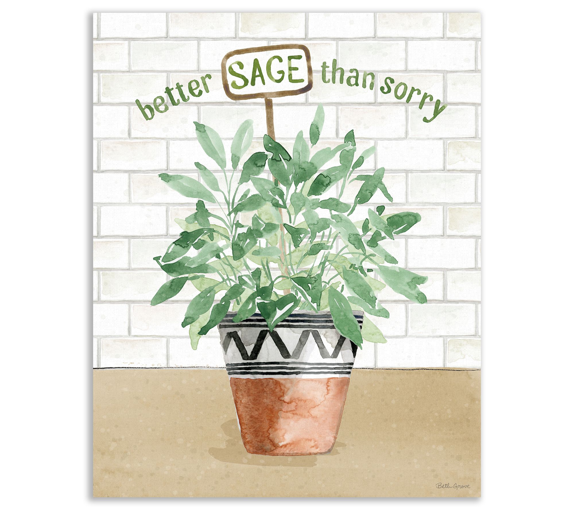 Courtside Market Herb Garden V 20" x 24" Canvas Wall Art