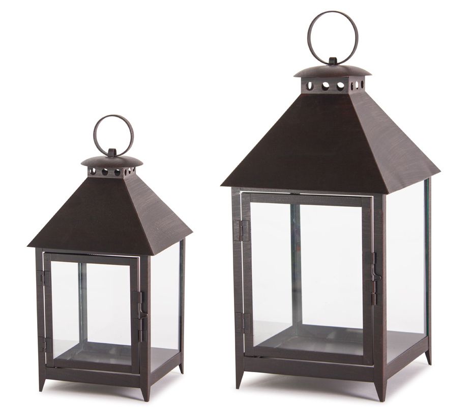 Melrose Iron Metal Lantern (Set of 2)