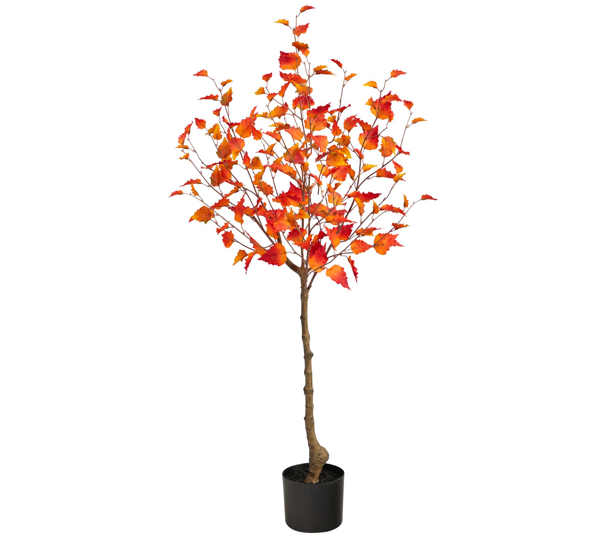 Nearly Natural 4' Fall Birch Artificial Autumn