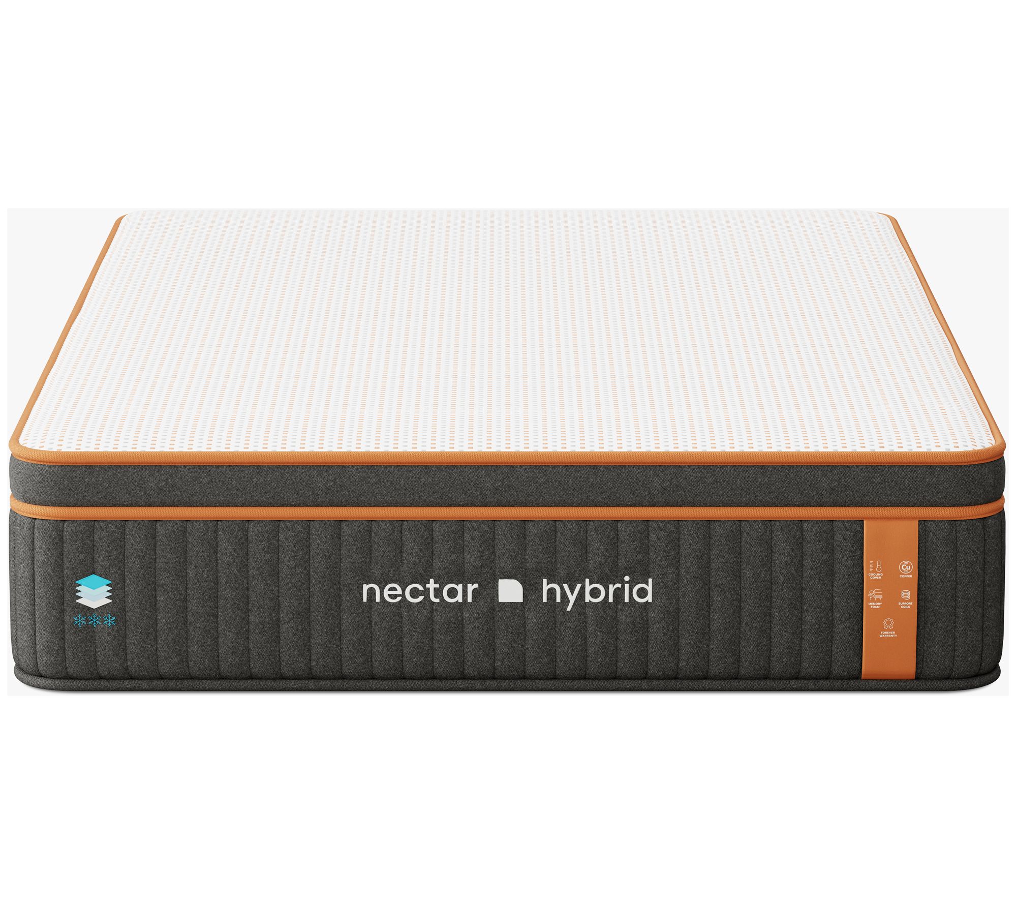 Nectar 14" Premier Copper Hybrid Twin Mattress