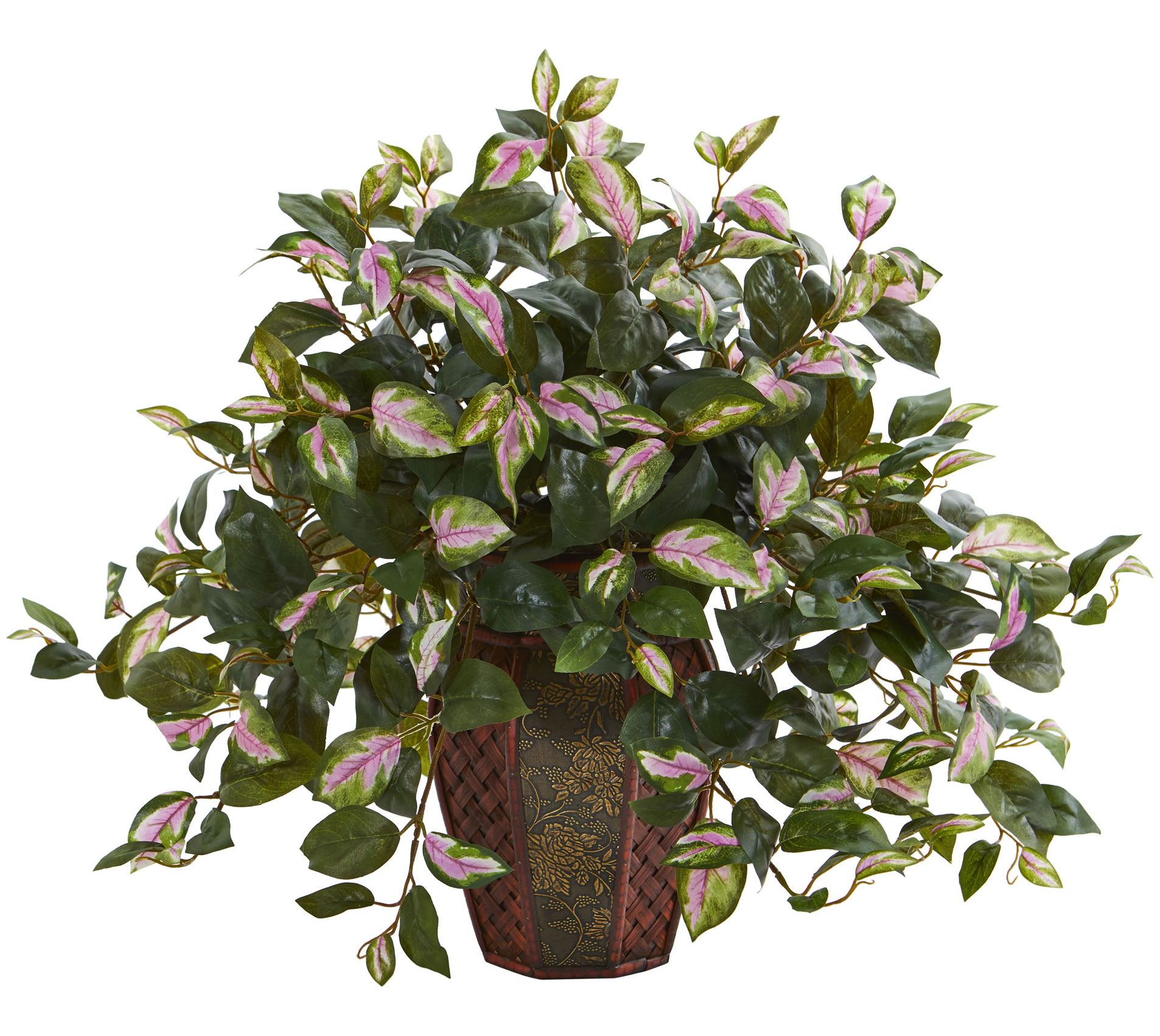20&quot; Hoya Plant in Decorative Planter by NearlyNatural