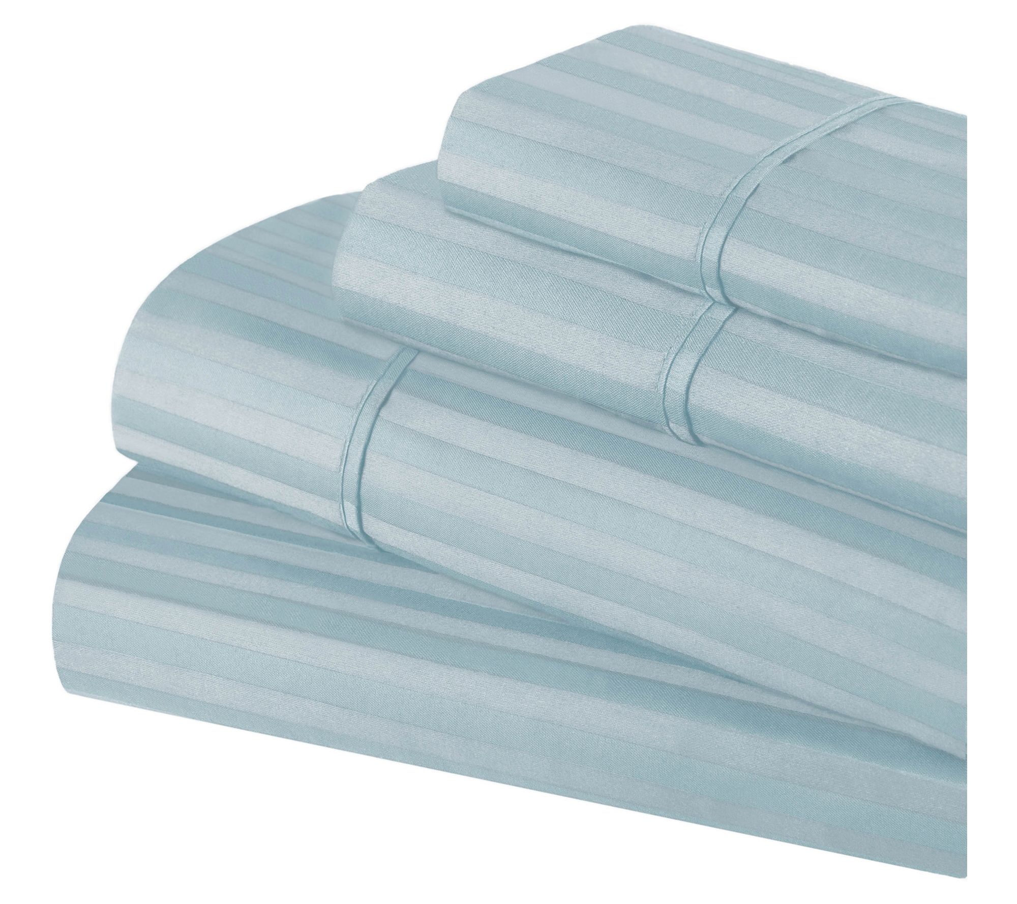 Superior 300TC Egyptian Cotton Striped Sheet Se, Split King