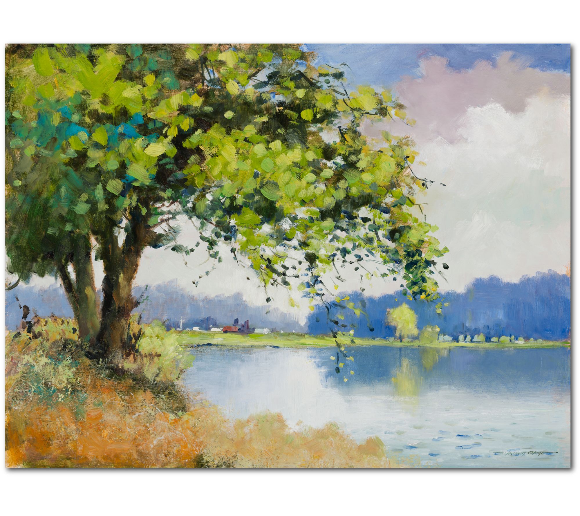 Courtside Market Spring At The Pond II 20" x 24 " Wall Art