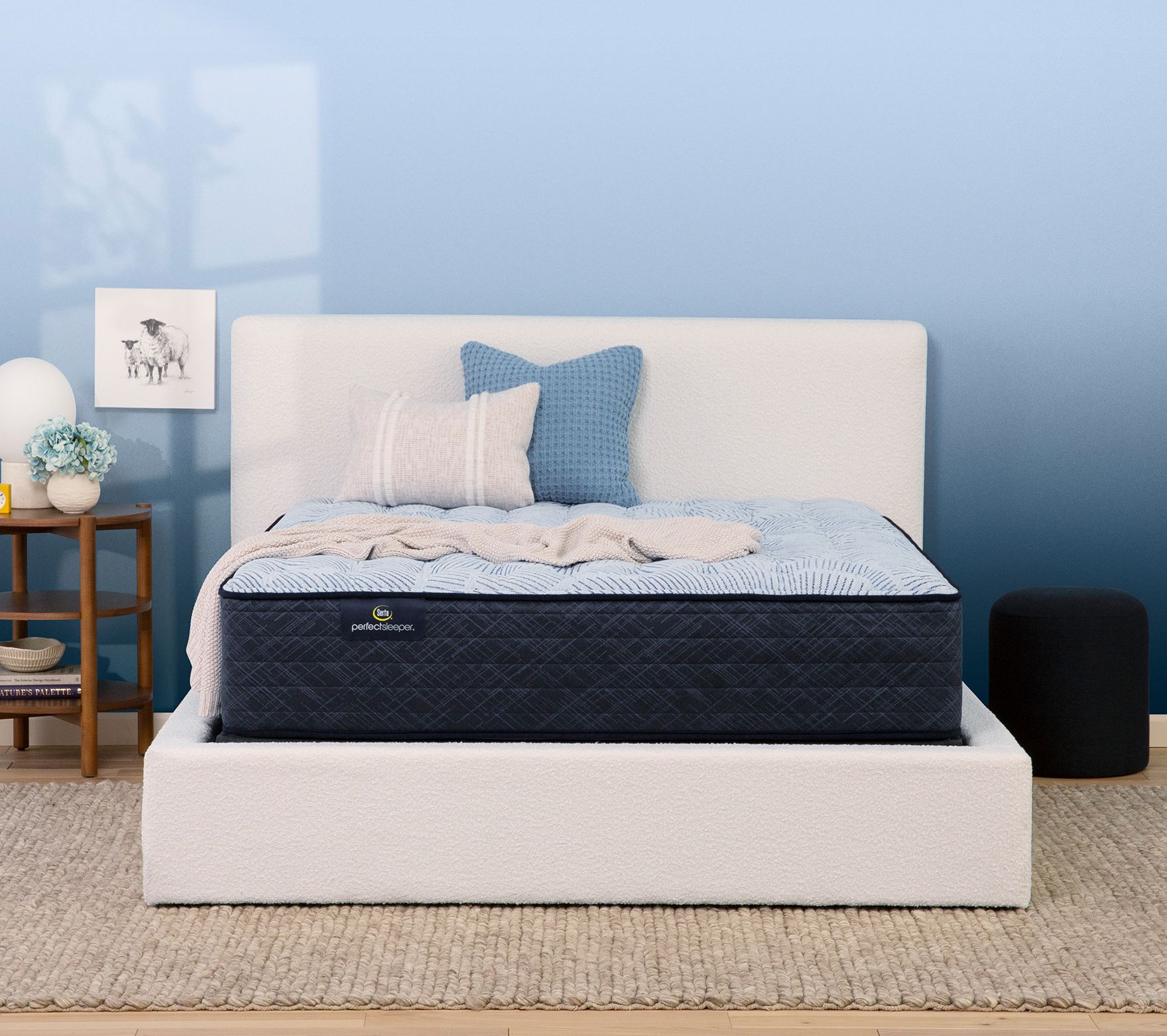 Serta Perfect Sleeper Blue Lagoon Nights Med Ma ttress-Cal King
