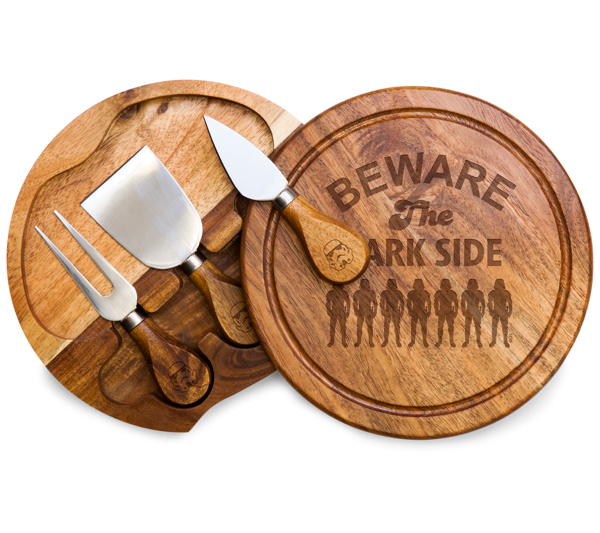 Picnic Time Star Wars Stormtrooper - Acacia Bri e Cheese Board