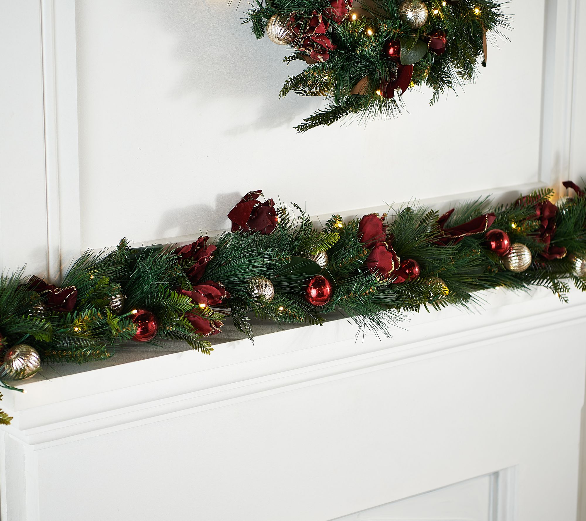 As Is Simply Stunning 9' Luxe Decorator LED Garland