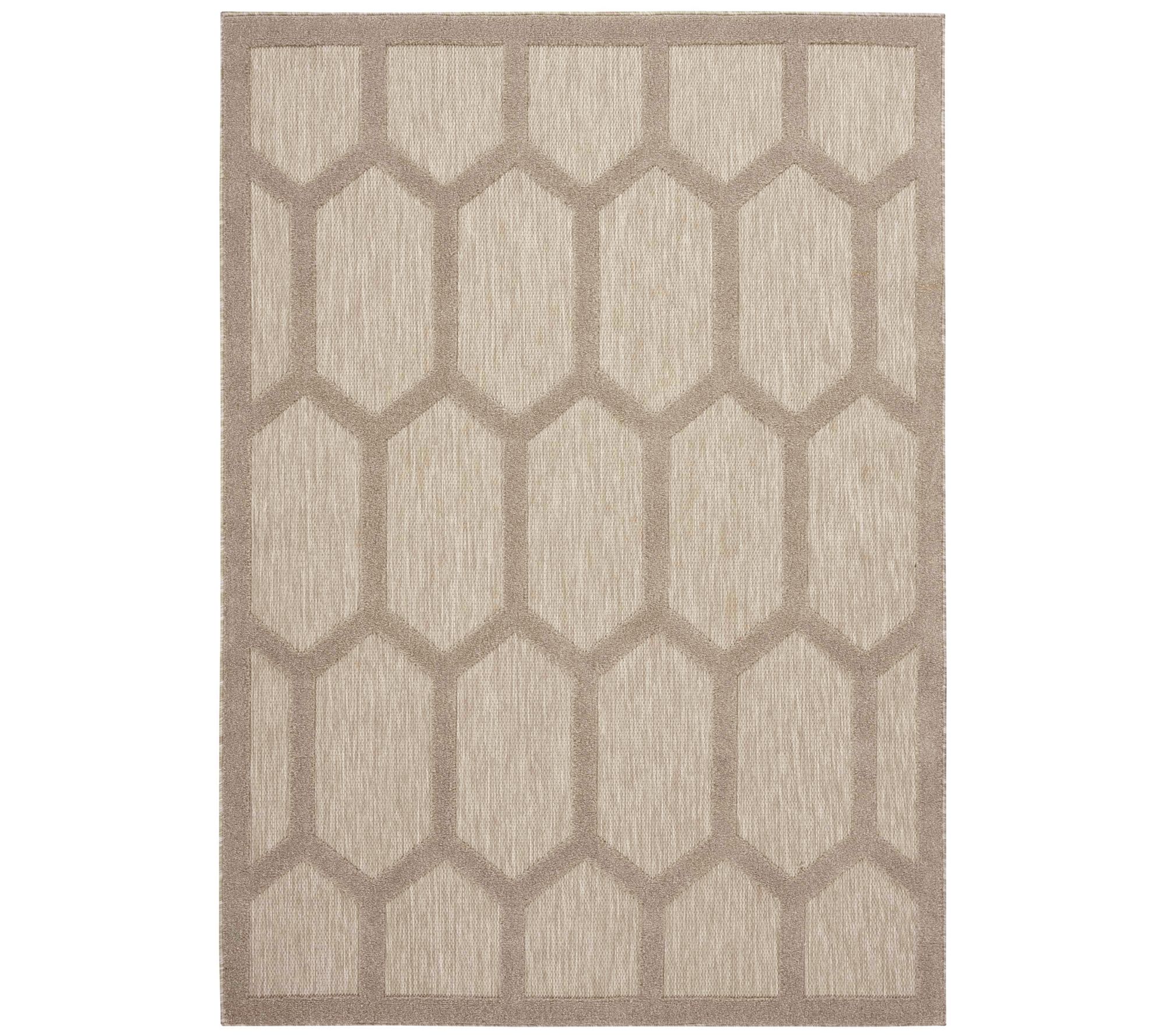 Nourison 5'x7' Honeycomb Indoor/Outdoor Area Rug