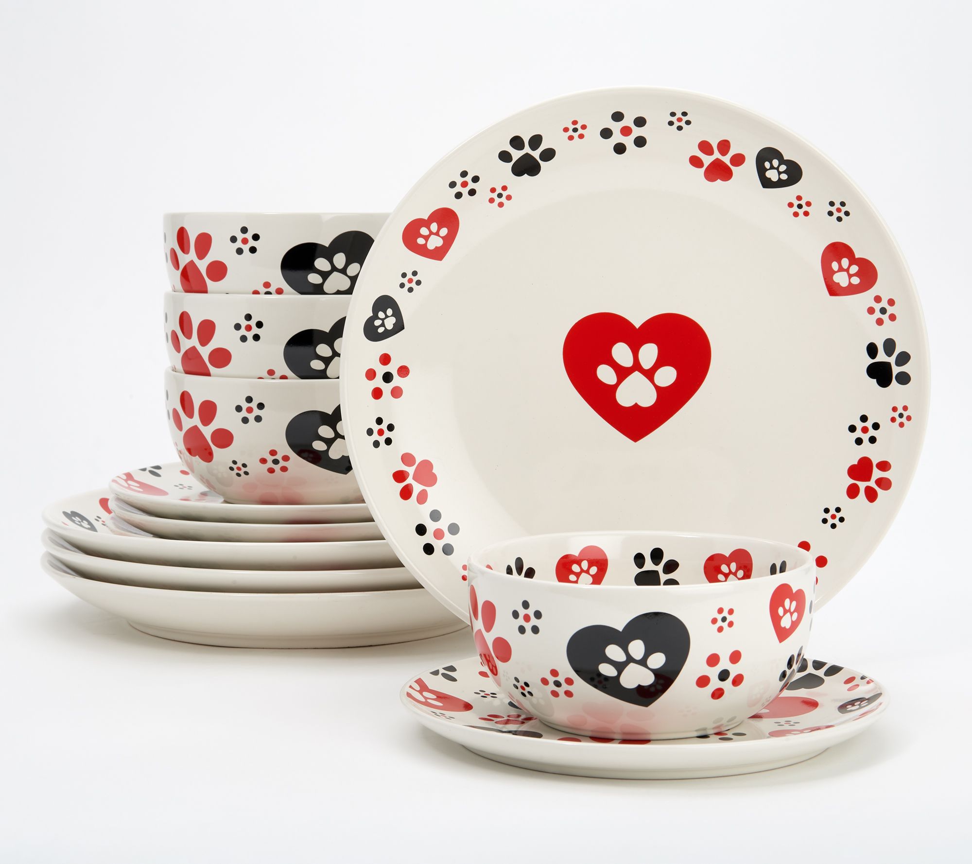 Temp-tations Seasonal 12-Piece Essential Dinnerware Set