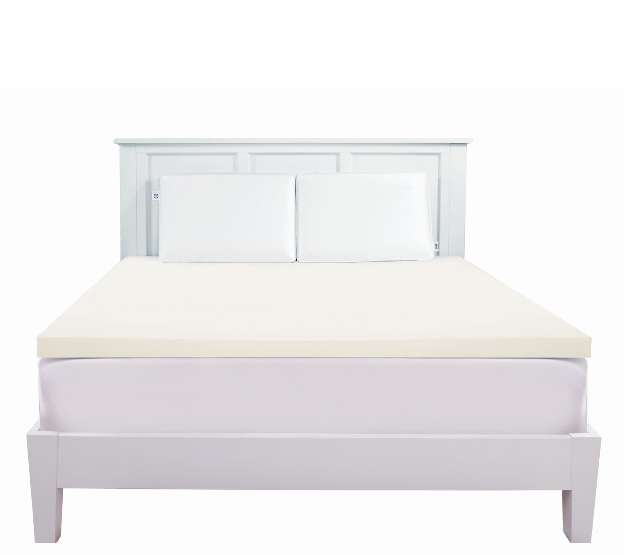 Comfort Revolution 2 Twin Xl Support Foam Mattress Topper Qvc Com