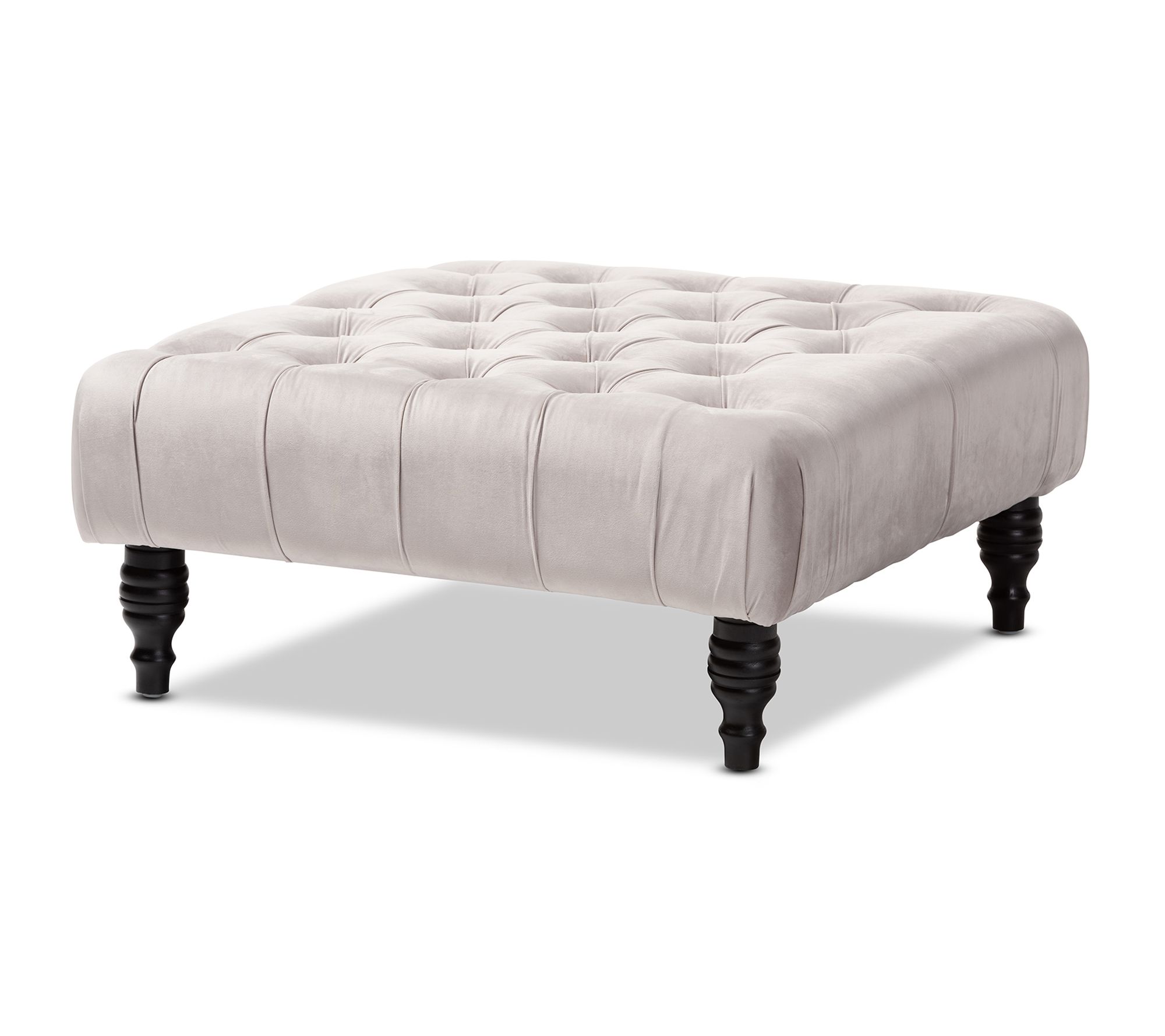 Baxton Studio Keswick Ottoman - QVC.com