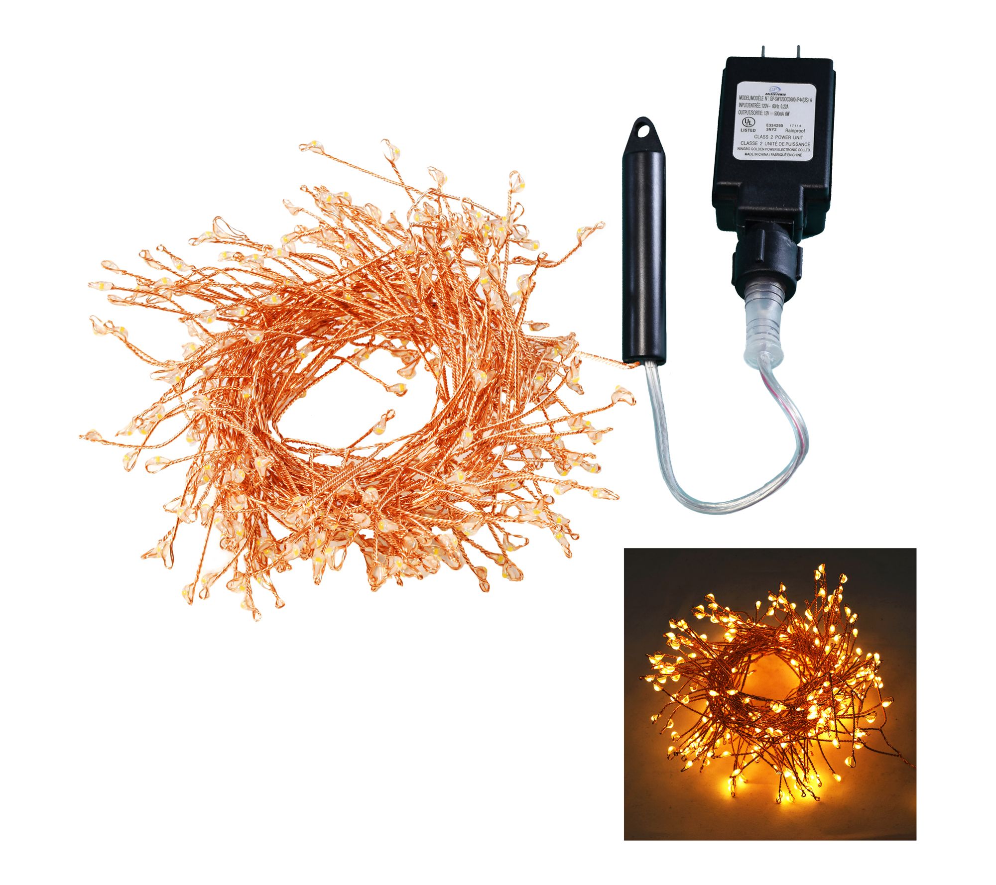 LumaBase Electric Firecracker LED String Lights
