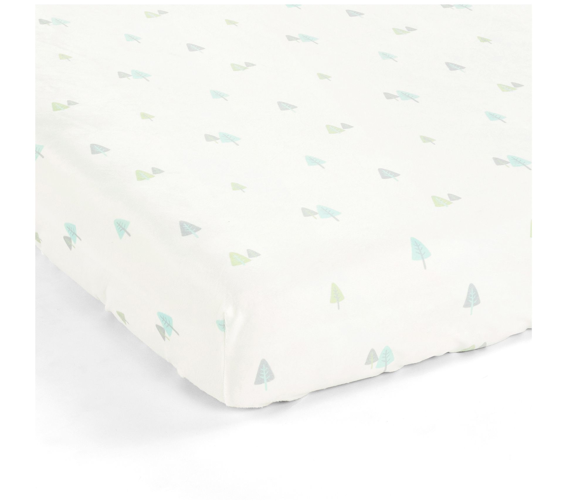 Hygge Sloth Trees Fitted Crib Sheet Multi by Lu sh Decor