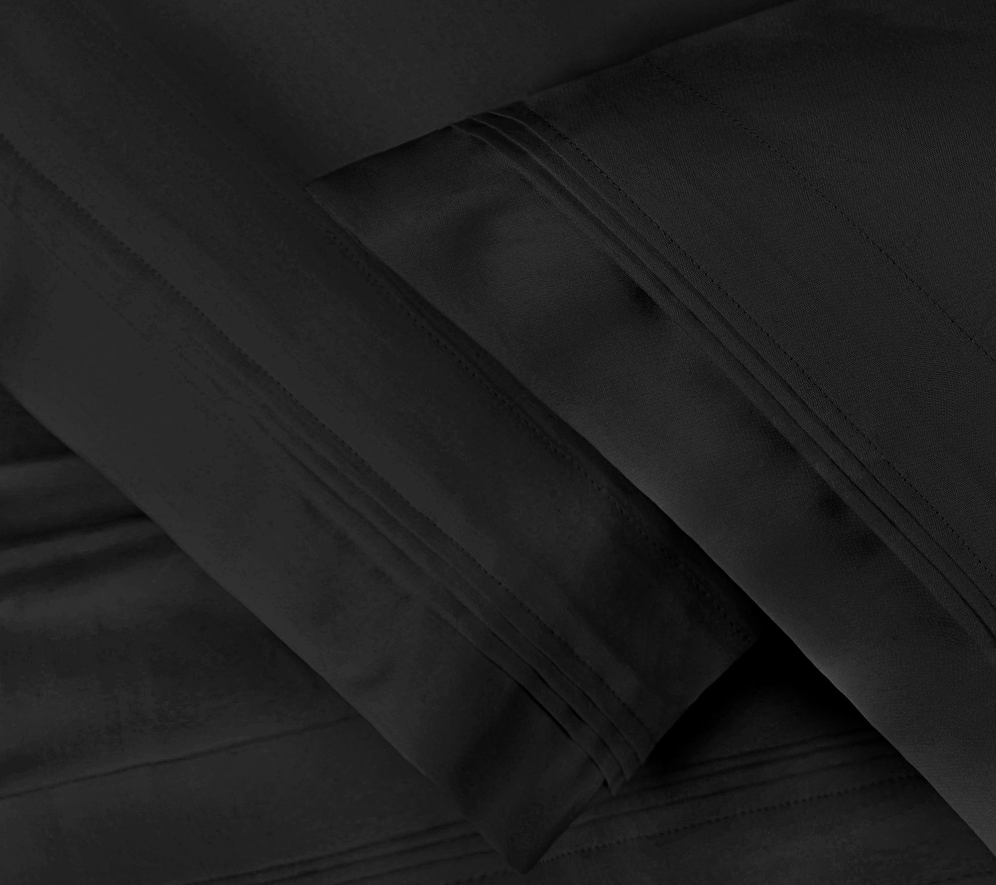 Superior 1500-Thread Count 2-Piece Solid Pillowcase Set, King