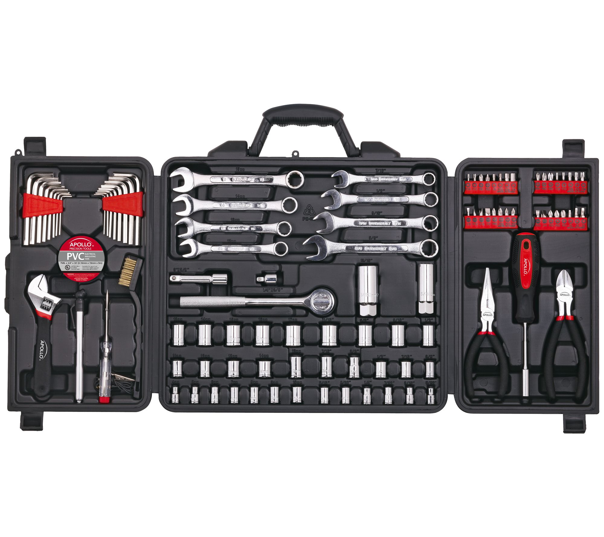 Apollo Tools 101-Piece Mechanics Tool Kit