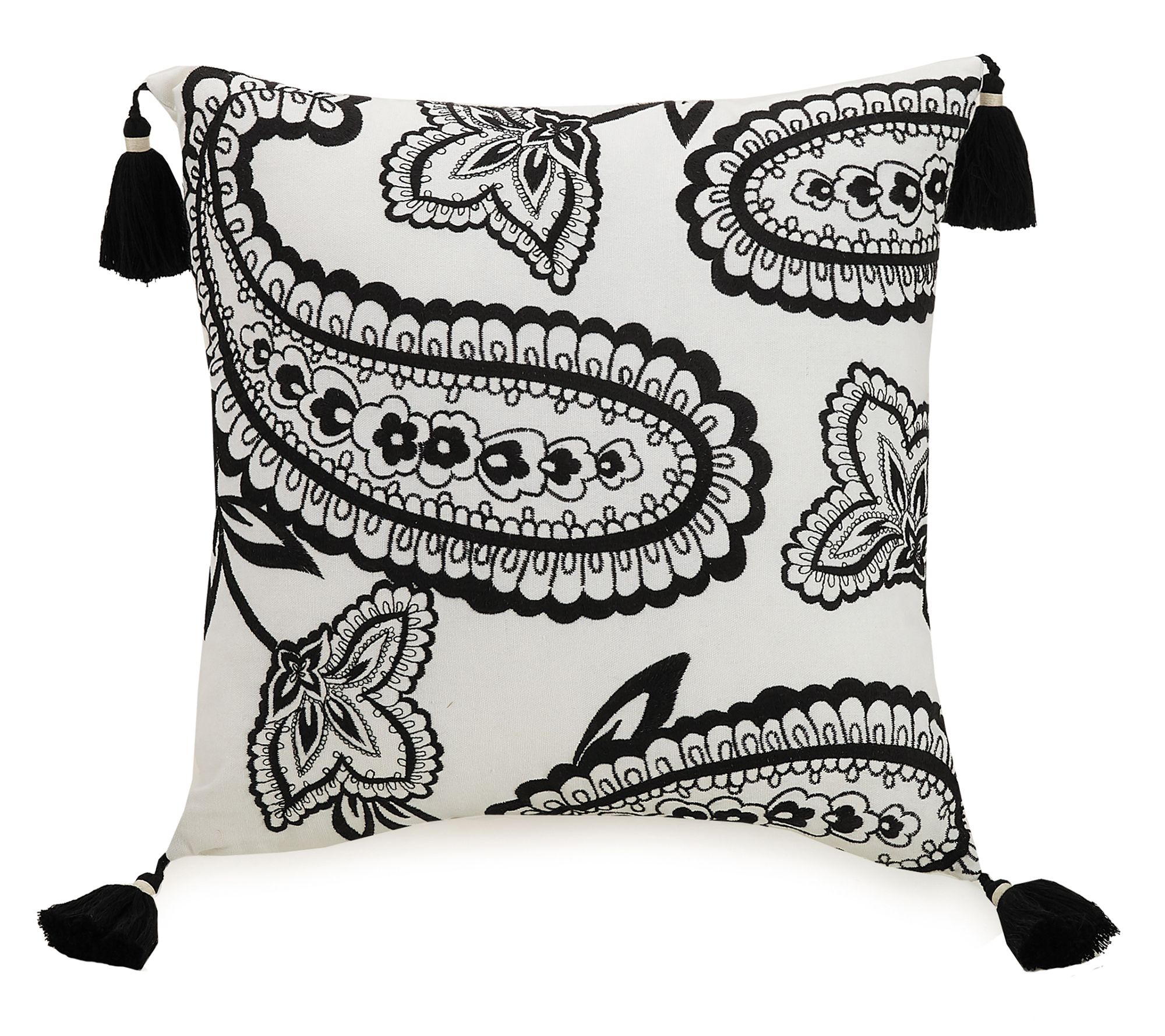 Vera Bradley Makani Paisley Decorative Pillow Qvc Com