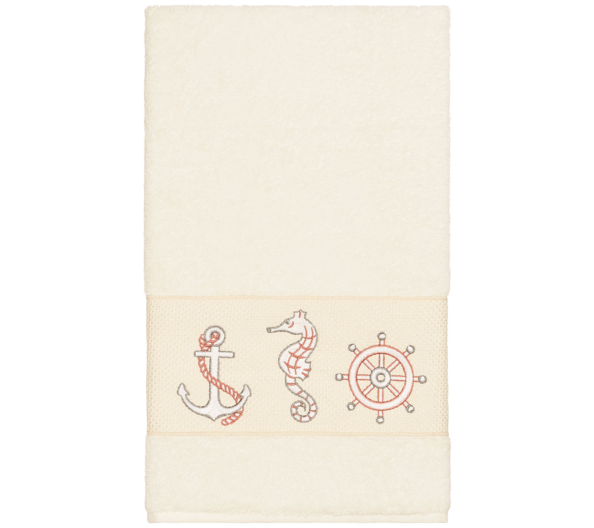 Linum Home Textiles Easton Embellished Bath Tow el