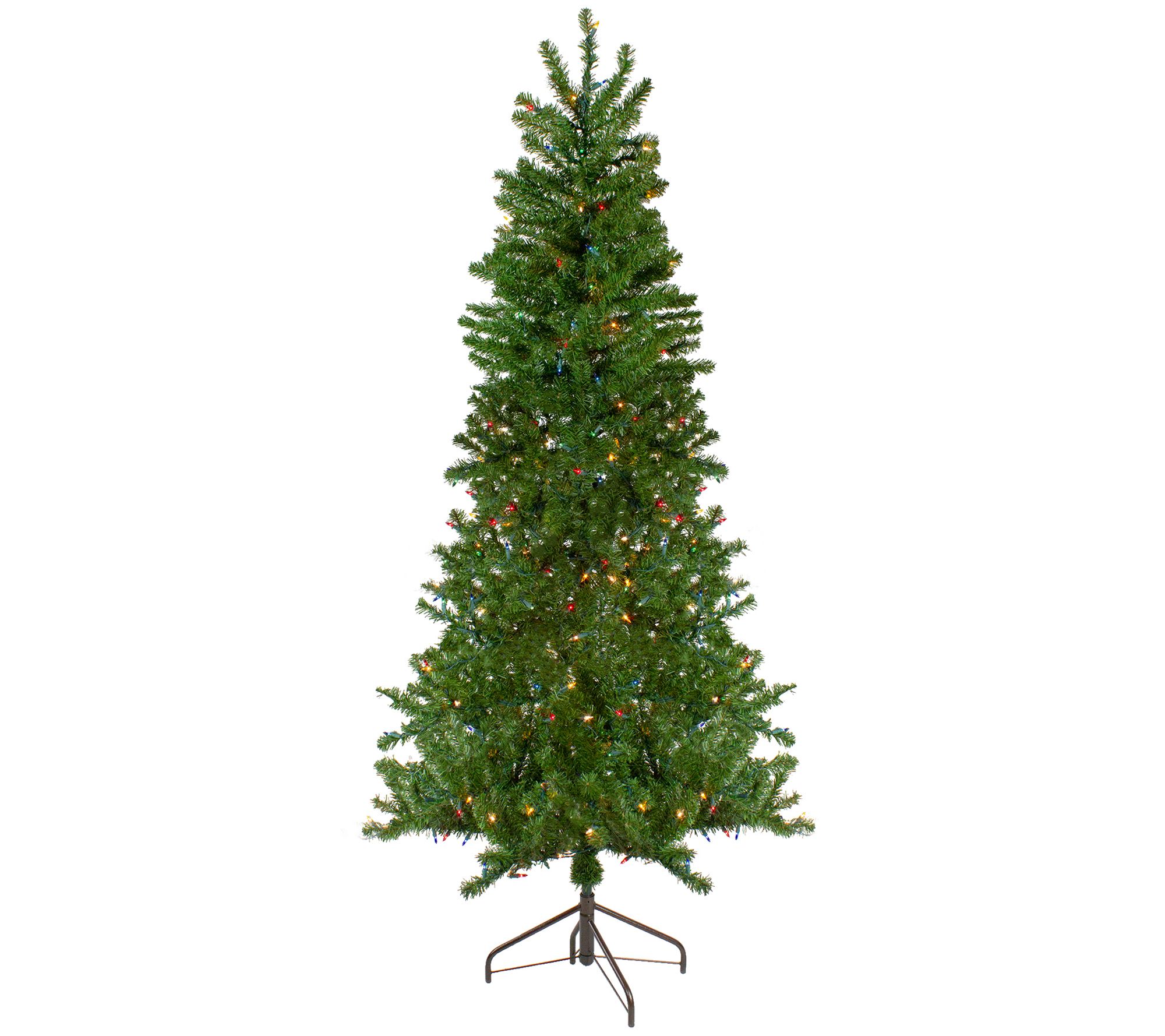 Northlight 7.5' Prelit Canadian Pine Christmas Wall Tree