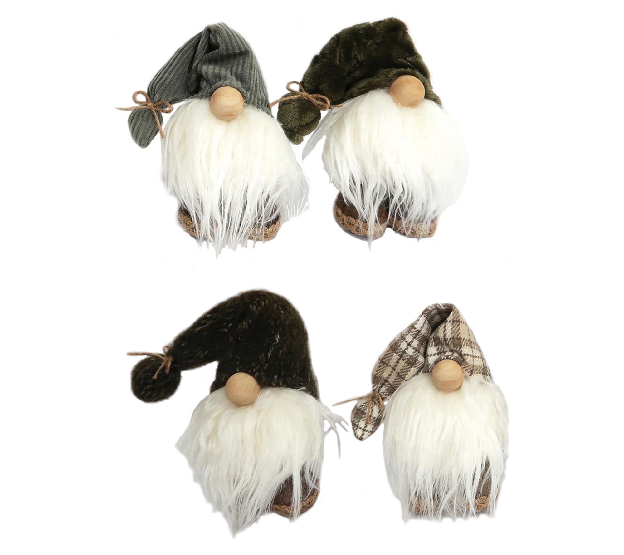 Santa's Workshop 7" Happy Gnomes, Set of 4
