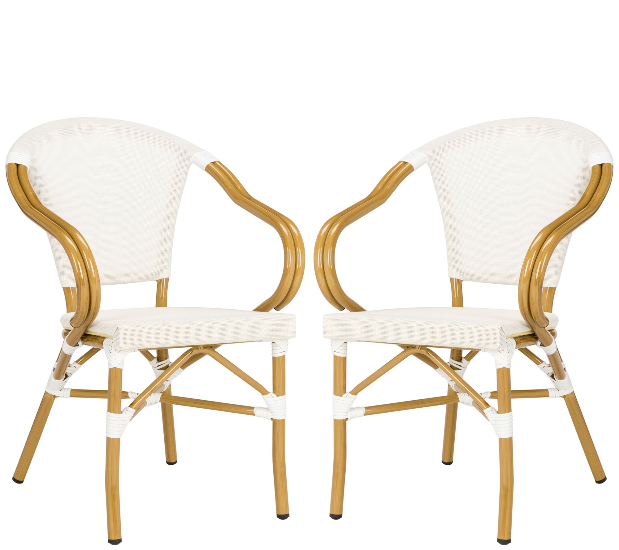 Safavieh Karine Stacking Arm Chairs