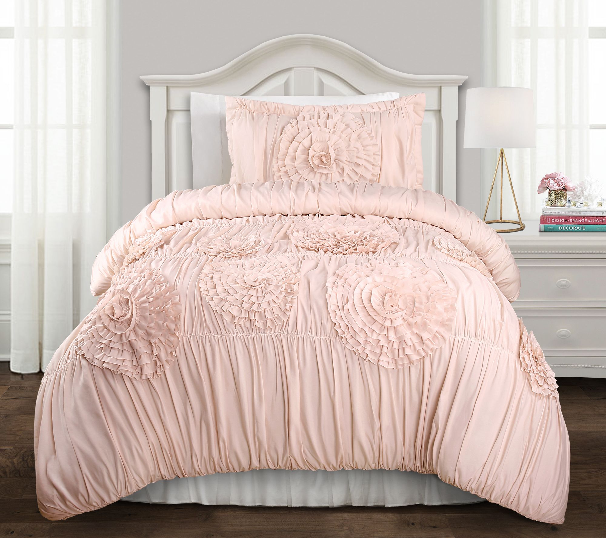 Serena 2 Piece Twin Xl Comforter Set By Lush Decor Page 1 Qvc Com