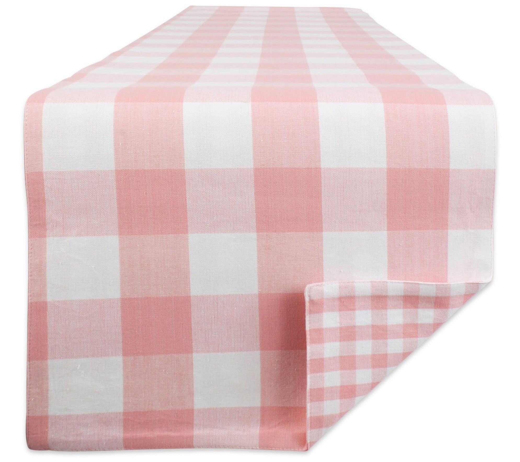 Design Imports Reversible Gingham Runner 14" x108"